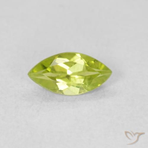 0.55ct 자연스러운 활기찬 녹색 감람석, 보석, VS