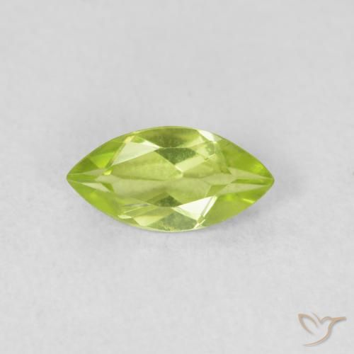 0.60ct 자연스러운 활기찬 황록색 감람석, 보석, VS