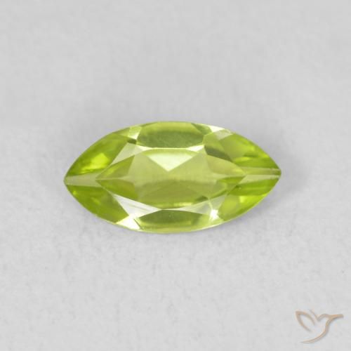 0.55ct 자연스러운 활기찬 황록색 감람석, 보석, VS