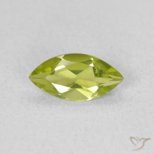 0.52ct 자연스러운 올리브 그린 감람석, 보석, VS