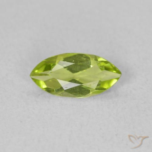 0.46ct 자연스러운 미디엄 그린 감람석, 보석, VVS-VS