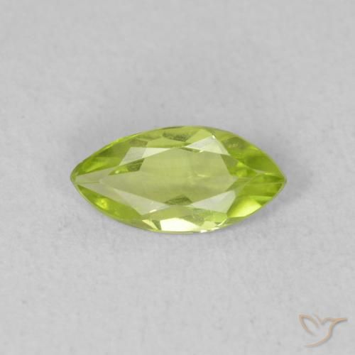 0.49ct 자연스러운 미디엄 그린 감람석, 보석, VVS-VS