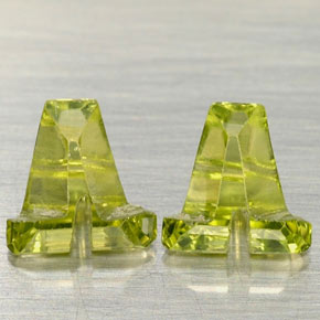 캐럿 천연 생기 있는 그린 페리도트 보석, 멋진 모양, 5.1×5 mm, VS