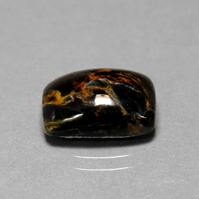 4.96캐럿 천연 멀티컬러 피터사이트, 쿠션 컷, 13×9.2 mm, 불투명체