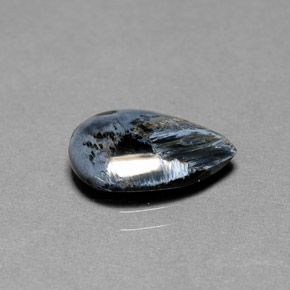 2.16캐럿 천연 멀티컬러 피터사이트, 배 모양, 12.9×8.5 mm, 불투명체