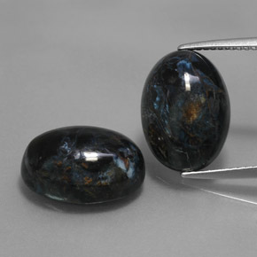 캐럿 천연 멀티컬러 피터사이트 보석, 타원형 컷, 14.1×10.3 mm, 불투명체