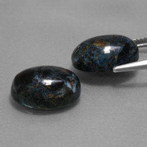 캐럿 천연 멀티컬러 피터사이트 보석, 타원형 컷, 14.1×10.3 mm, 불투명체