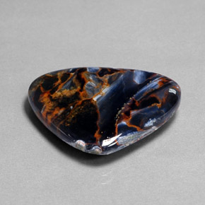 20.08캐럿 천연 멀티컬러 피터사이트, 멋진 모양, 26×20.6 mm, 불투명체