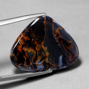 20.08캐럿 천연 멀티컬러 피터사이트, 멋진 모양, 26×20.6 mm, 불투명체