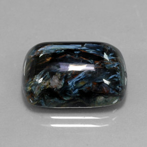 14.81캐럿 천연 멀티컬러 피터사이트, 쿠션 컷, 18.1×13.2 mm, 불투명체