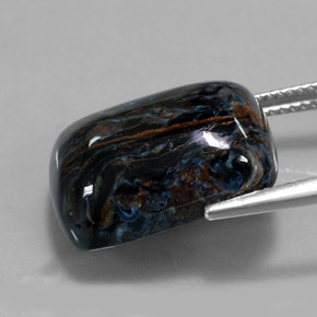 15.20캐럿 천연 멀티컬러 피터사이트, 쿠션 컷, 18×13 mm, 불투명체