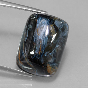 14.51캐럿 천연 멀티컬러 피터사이트, 쿠션 컷, 18.2×13.2 mm, 불투명체