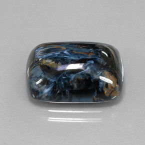 14.51캐럿 천연 멀티컬러 피터사이트, 쿠션 컷, 18.2×13.2 mm, 불투명체