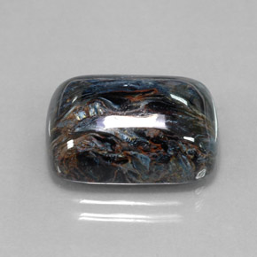 16.04캐럿 천연 멀티컬러 피터사이트, 쿠션 컷, 18.2×13.1 mm, 불투명체