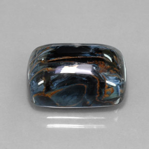 15.47캐럿 천연 멀티컬러 피터사이트, 쿠션 컷, 18.1×13.1 mm, 불투명체