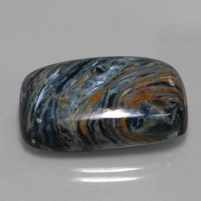 22.09캐럿 천연 멀티컬러 피터사이트, 바게트, 24.4×14.9 mm, 불투명체