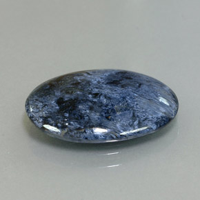 5.59캐럿 천연 멀티컬러 피터사이트, 타원형 컷, 17.7×12.9 mm, 불투명체