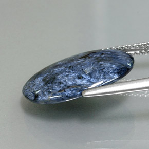 5.59캐럿 천연 멀티컬러 피터사이트, 타원형 컷, 17.7×12.9 mm, 불투명체