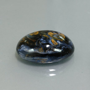 9.96캐럿 천연 멀티컬러 피터사이트, 타원형 컷, 17.6×13.2 mm, 불투명체