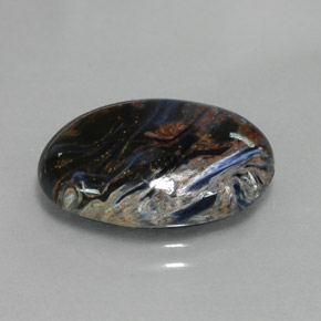 7.94캐럿 천연 멀티컬러 피터사이트, 타원형 컷, 18×13 mm, 불투명체