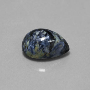 2.64캐럿 천연 멀티컬러 피터사이트, 배 모양, 10.9×8 mm, 불투명체