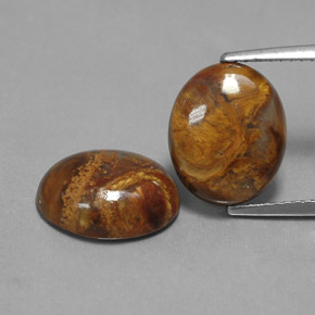 캐럿 천연 멀티컬러 피터사이트 보석, 타원형 컷, 11.8×9.8 mm, 불투명체