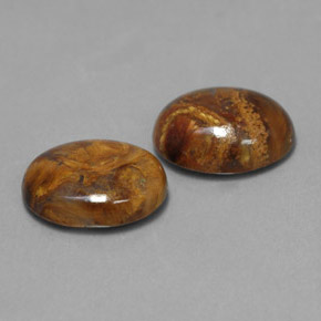 캐럿 천연 멀티컬러 피터사이트 보석, 타원형 컷, 11.8×9.8 mm, 불투명체