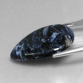 17.64캐럿 천연 다색 피터사이트, 배 모양, 불투명체