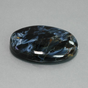 26.70캐럿 천연 멀티컬러 피터사이트, 타원형 컷, 29.2×21.6 mm, 불투명체