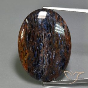 18.58ct 자연스러운 다색 피터사이트, 타원형, 불투명체