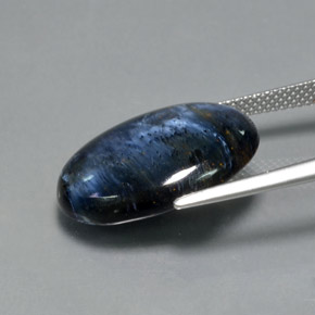 10.70캐럿 천연 멀티컬러 피터사이트, 타원형 컷, 불투명체