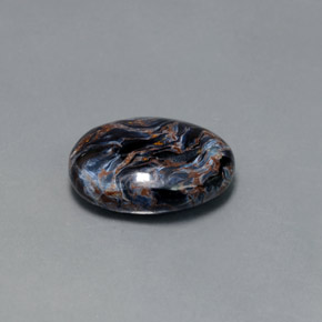 7.11캐럿 천연 다색 피터사이트, 타원형 컷, 불투명체