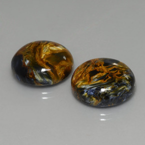 캐럿 천연 멀티컬러 피터사이트 보석, 라운드 컷, 18.17 mm, 불투명체