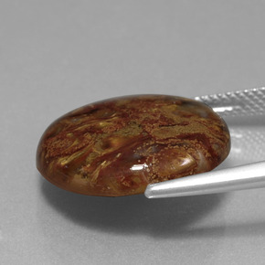 11.89캐럿 천연 멀티컬러 피터사이트, 라운드 컷, 18.01 mm, 불투명체