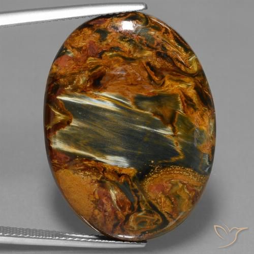 31.05ct 자연스러운 다색 피터사이트, 타원형, 불투명체