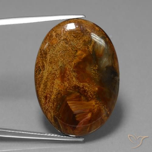 23.40ct 자연스러운 다색 피터사이트, 타원형, 불투명체