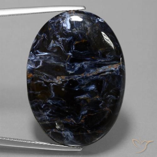 29.13ct 자연스러운 다색 피터사이트, 타원형, 불투명체