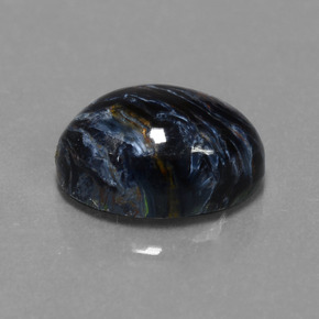 6.21캐럿 천연 멀티컬러 피터사이트, 타원형 컷, 13.9×10 mm, 불투명체