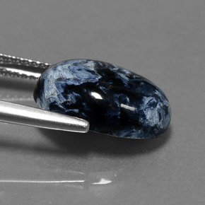 4.85캐럿 천연 멀티컬러 피터사이트, 타원형 컷, 14.1×10 mm, 불투명체