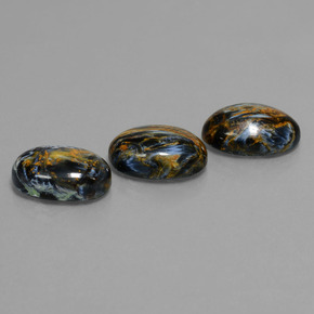 캐럿 천연 멀티컬러 피터사이트 보석, 타원형 컷, 14.2×10.1 mm, 불투명체
