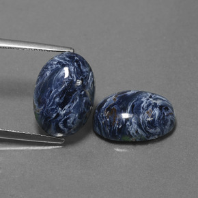 9.79캐럿 천연 멀티컬러 피터사이트 보석, 타원형 컷, 14.3×10 mm, 불투명체