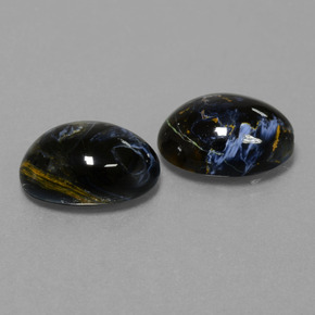 11.20캐럿 천연 멀티컬러 피터사이트 보석, 타원형 컷, 14×10.1 mm, 불투명체