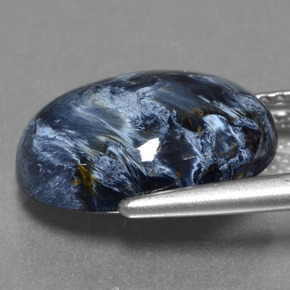 5.53캐럿 천연 다색 피터사이트, 타원형 컷, 불투명체