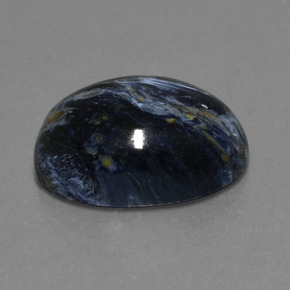 10.97캐럿 천연 멀티컬러 피터사이트, 타원형 컷, 18×13.1 mm, 불투명체