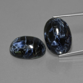 캐럿 천연 멀티컬러 피터사이트 보석, 타원형 컷, 18.3×13.2 mm, 불투명체