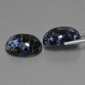 캐럿 천연 멀티컬러 피터사이트 보석, 타원형 컷, 18.3×13.2 mm, 불투명체