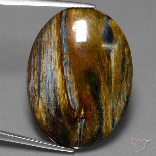 20.70ct 자연스러운 다색 피터사이트, 타원형, 불투명체
