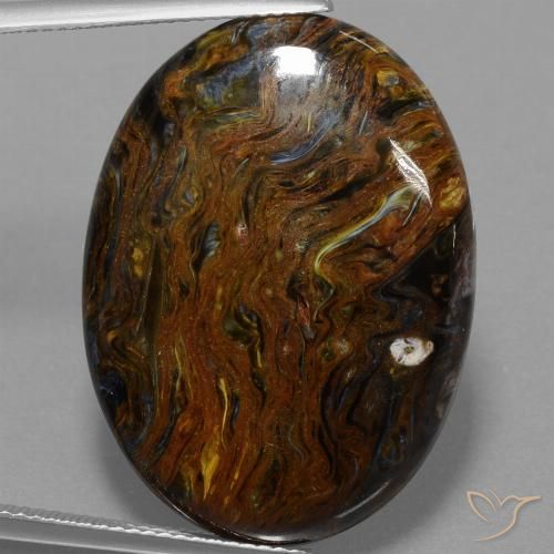 29.04ct 자연스러운 다색 피터사이트, 타원형, 불투명체