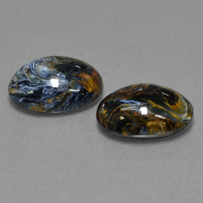 10.63캐럿 천연 멀티컬러 피터사이트 보석, 타원형 컷, 13.9×10.2 mm, 불투명체