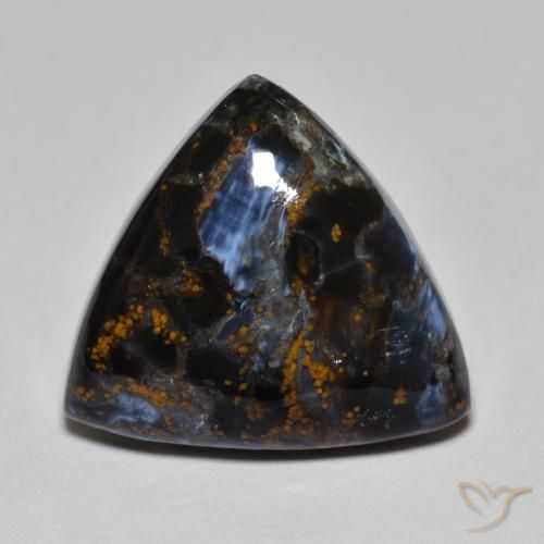 8.33캐럿 천연 멀티컬러 피터사이트, 트릴리언, 16.6×15.2 mm, 불투명체